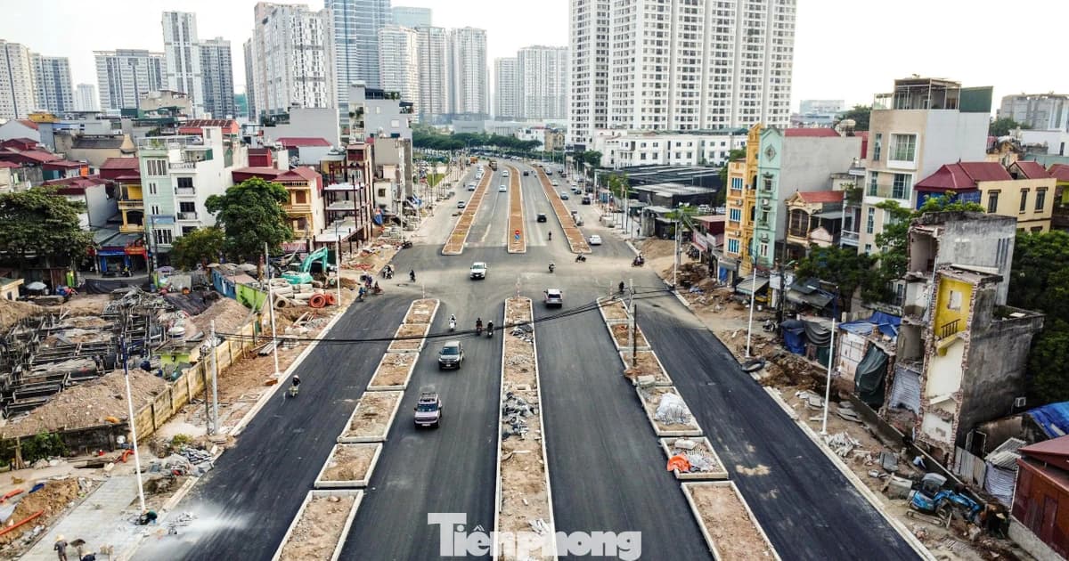 Diện mạo Vành đai 2,5 qua Tây Hồ Tây mới thông xe kỹ thuật