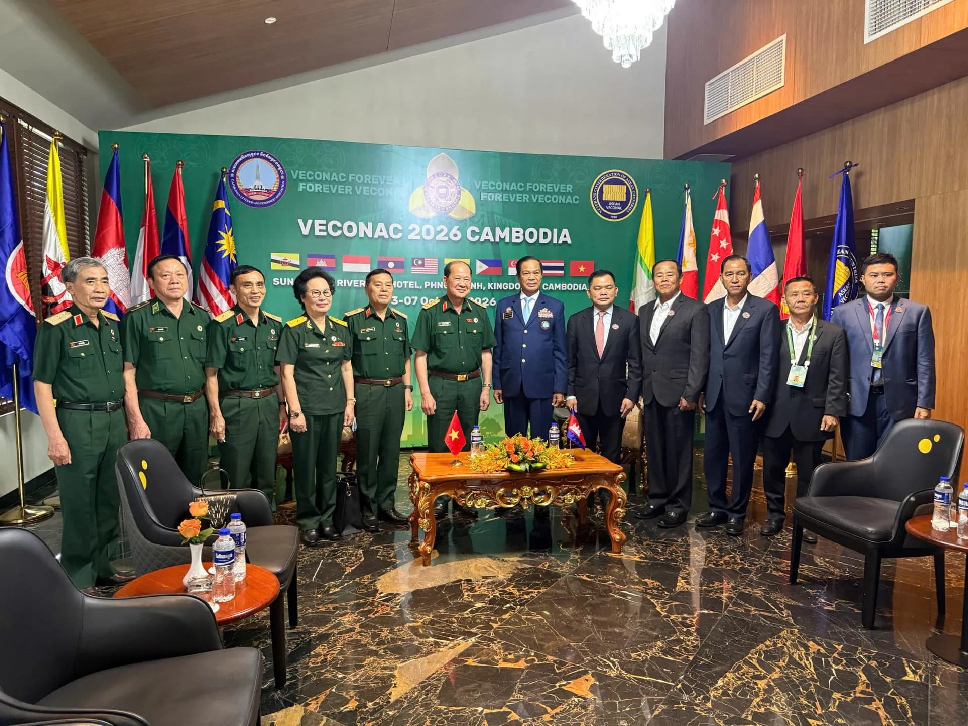 DELEGATION OF VIETNAMESE VETERANS ASSOCIATION ATTENDS 25TH VECONAC CONGRESS