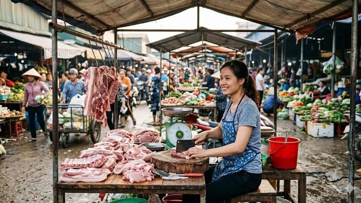 Giá heo hơi hôm nay 3/10: Đà giảm giá lan rộng, dao động trong khoảng 54.000 - 56.000 đồng/kg