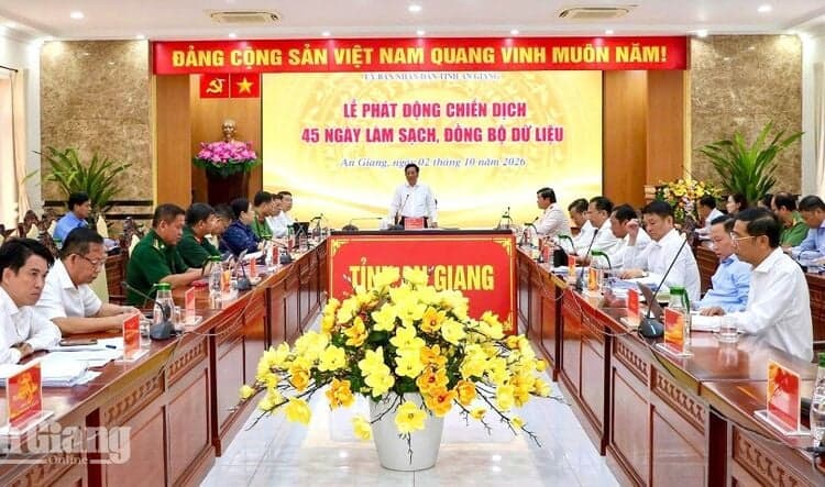 An Giang strives to have 80% of its citizens using level 2 electronic identity verification accounts.