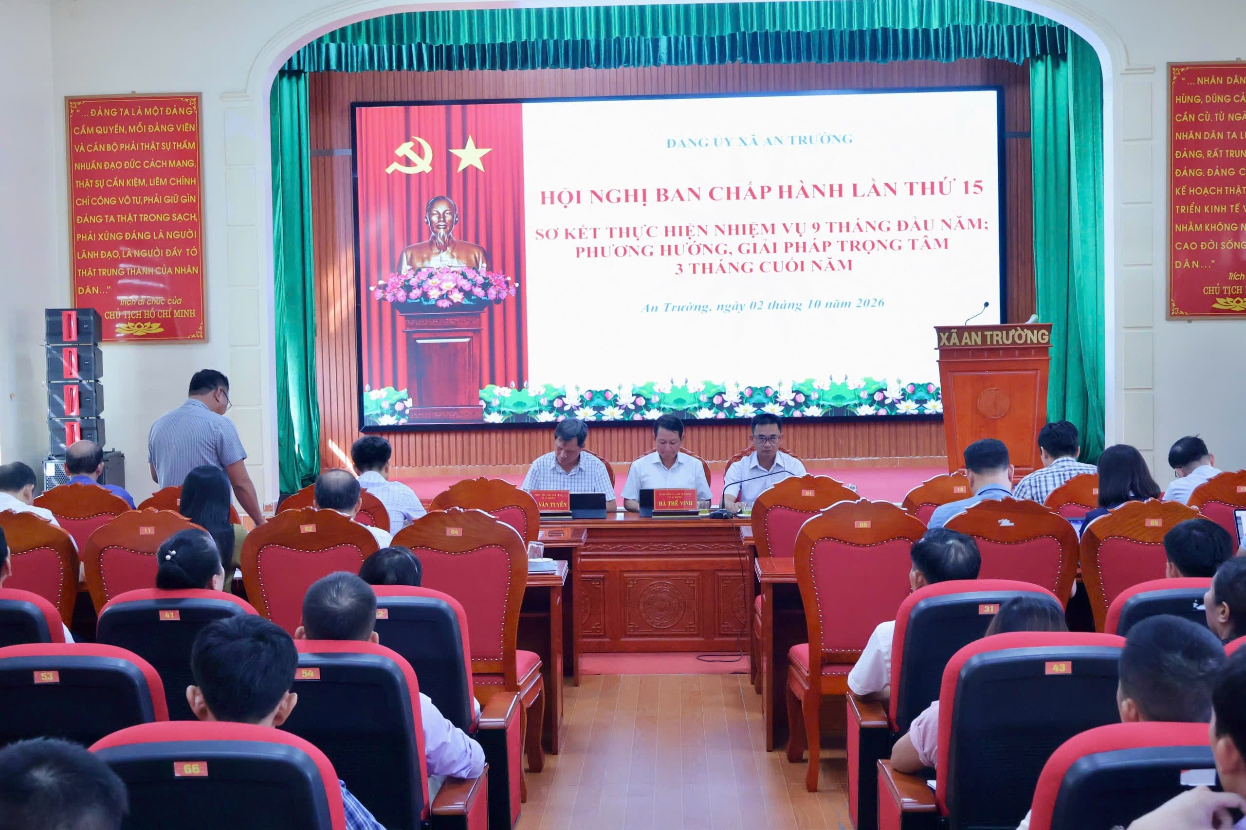 Thu ngân sách 9 tháng đầu năm 2026 của xã An Trường cao hơn 2 lần dự toán thành phố giao