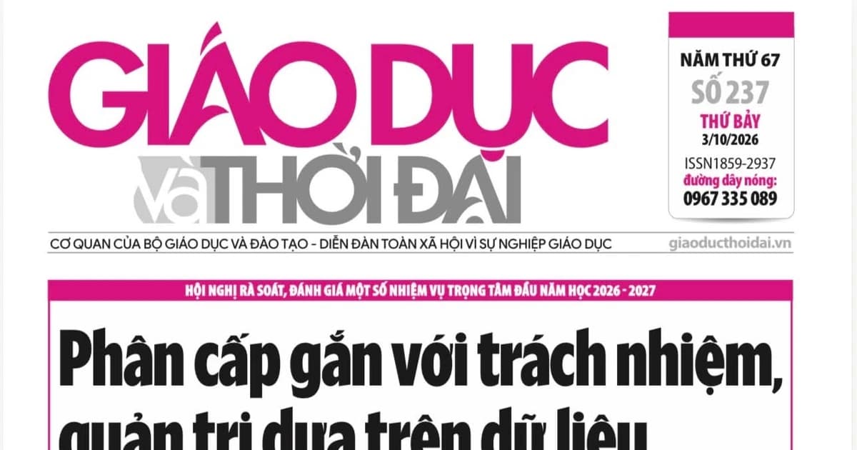 Tin tức báo in 3/10: Phân cấp gắn với trách nhiệm, quản trị dựa trên dữ liệu