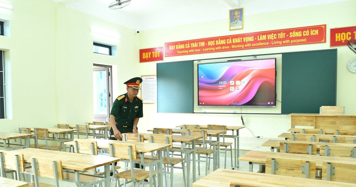 Cận cảnh Phân hiệu 2 Trường Thiếu sinh quân miền Bắc