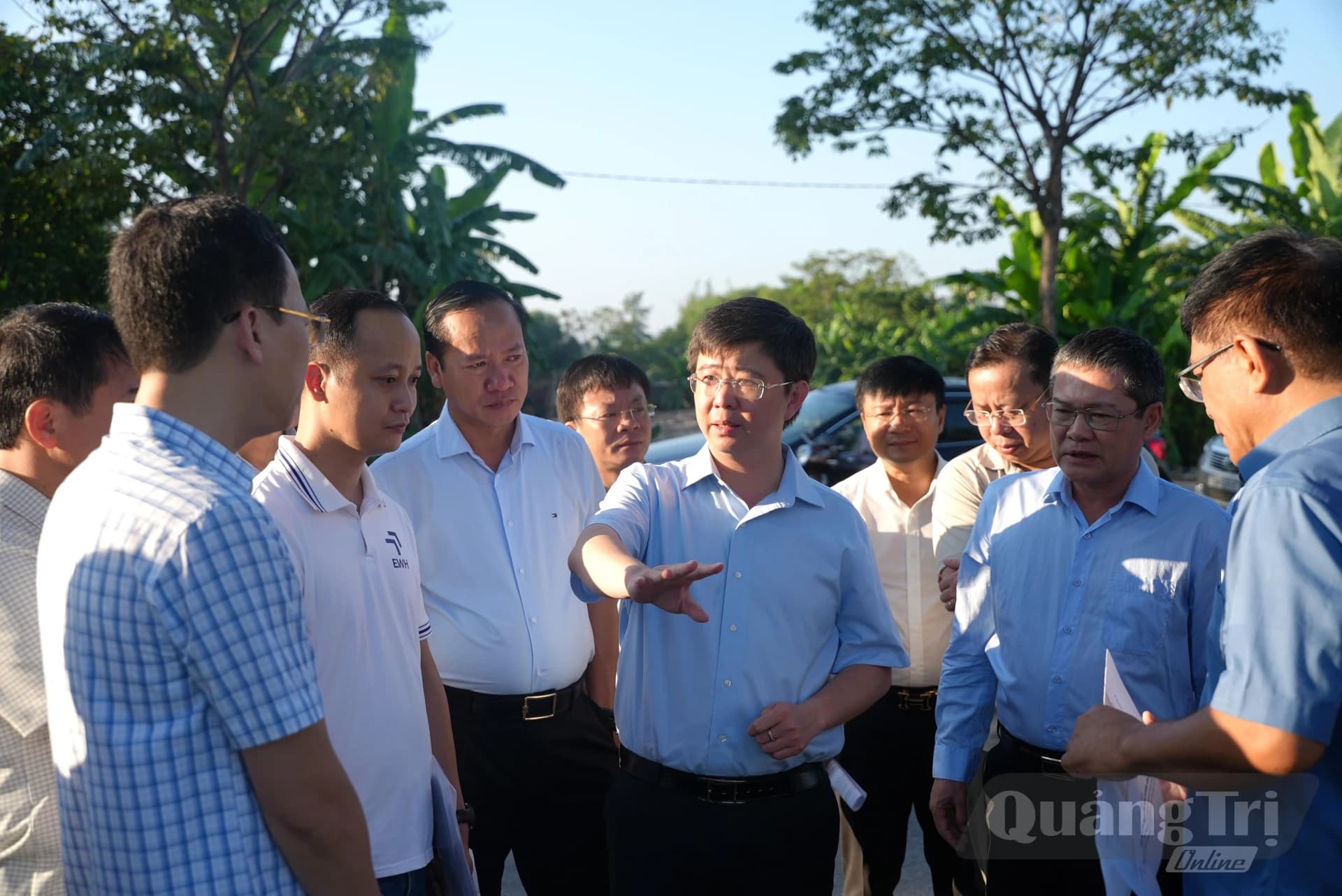 The Chairman of the Provincial People's Committee inspected the urban development project in Dong Hoi ward.