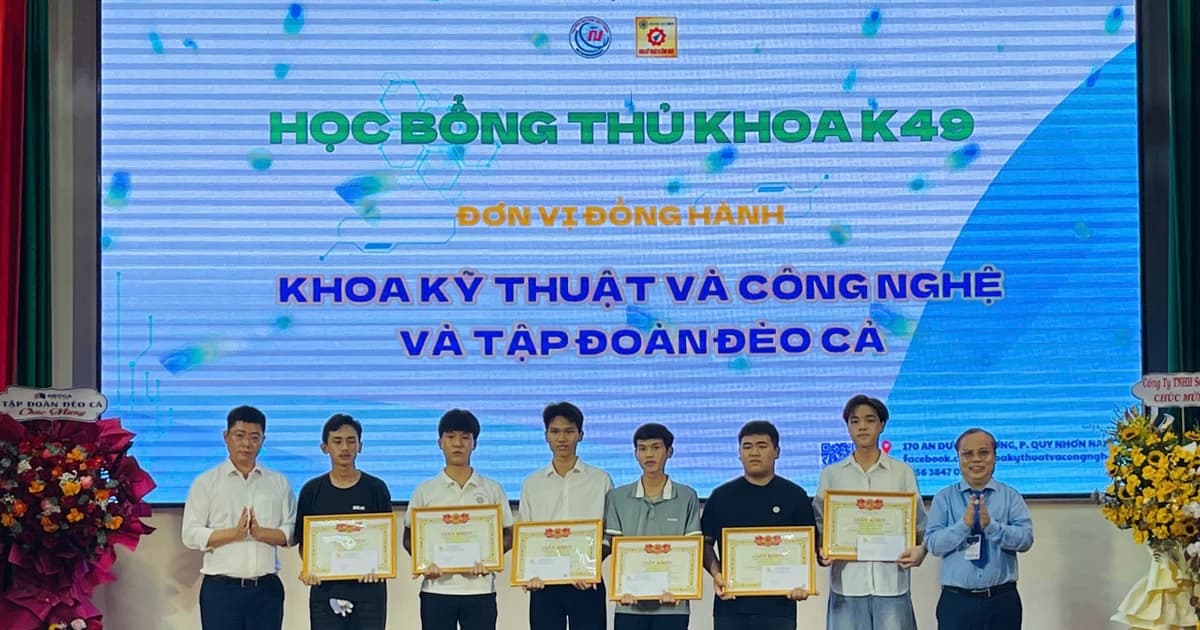 Hơn 160 triệu đồng tiếp sức sinh viên Trường Đại học Quy Nhơn