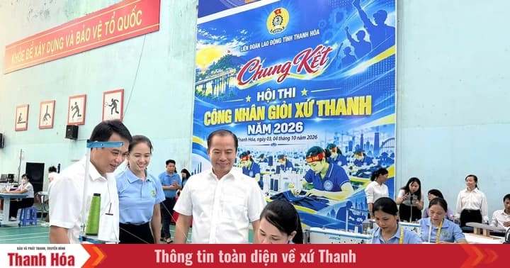 27 teams competed in the "Outstanding Workers of Thanh Hoa" competition in the footwear and garment industries.