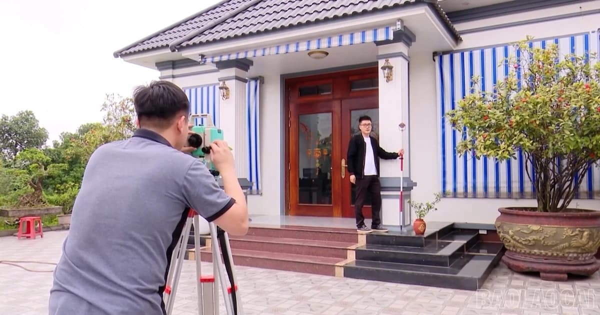 Lao Cai leads the country in building land database.