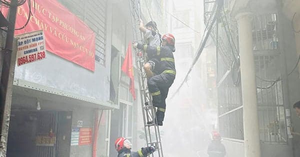 Kim Lien Ward conducts fire fighting, rescue, and relief drills with multiple forces.