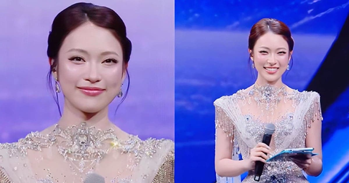 MC Khánh Vy caused a sensation when hosting Miss Universe Vietnam, receiving praise from President Nawat, who said she was "so beautiful."