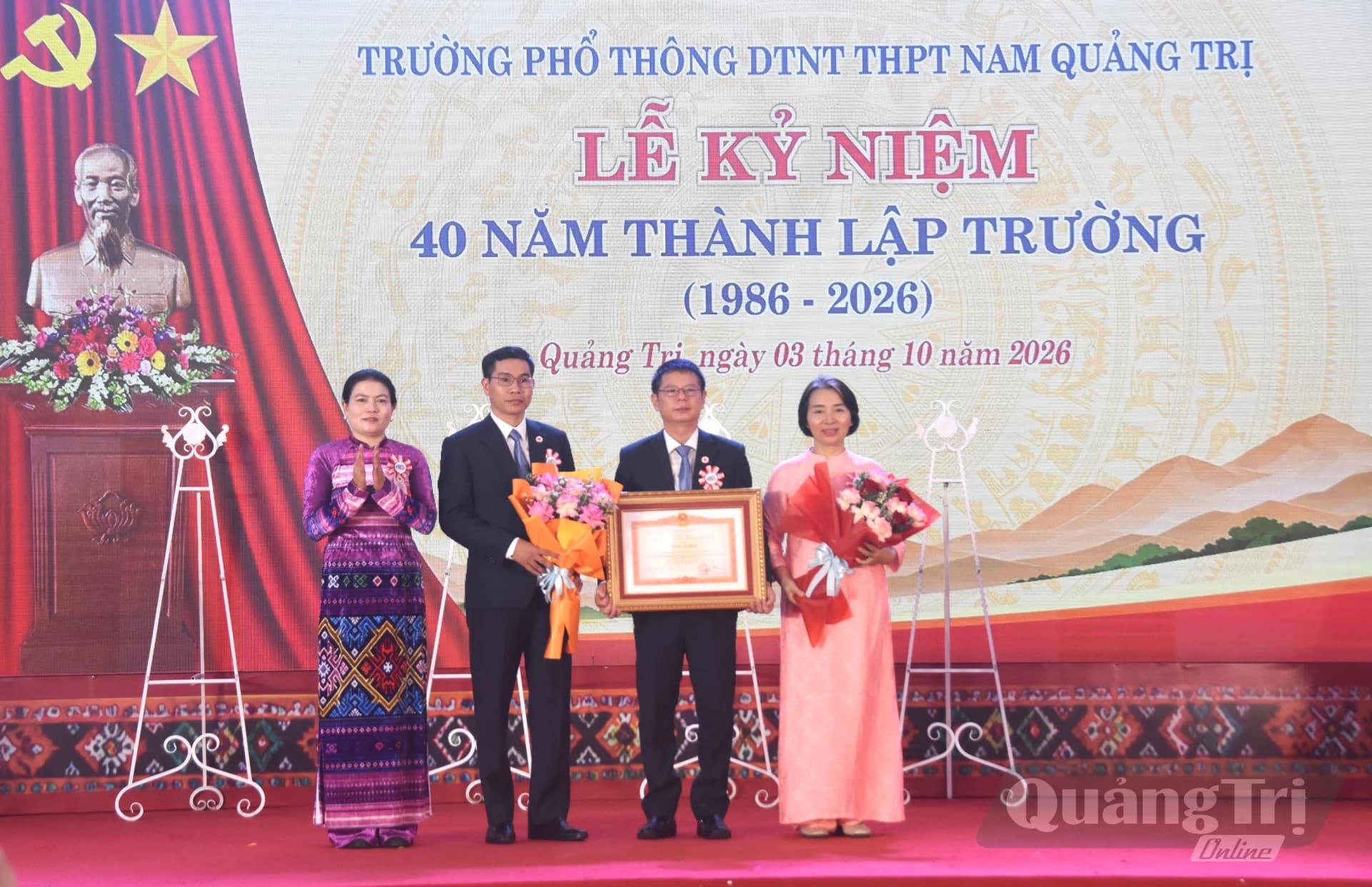 Trường phổ thông dân tộc nội trú THPT Nam Quảng Trị kỷ niệm 40 năm thành lập