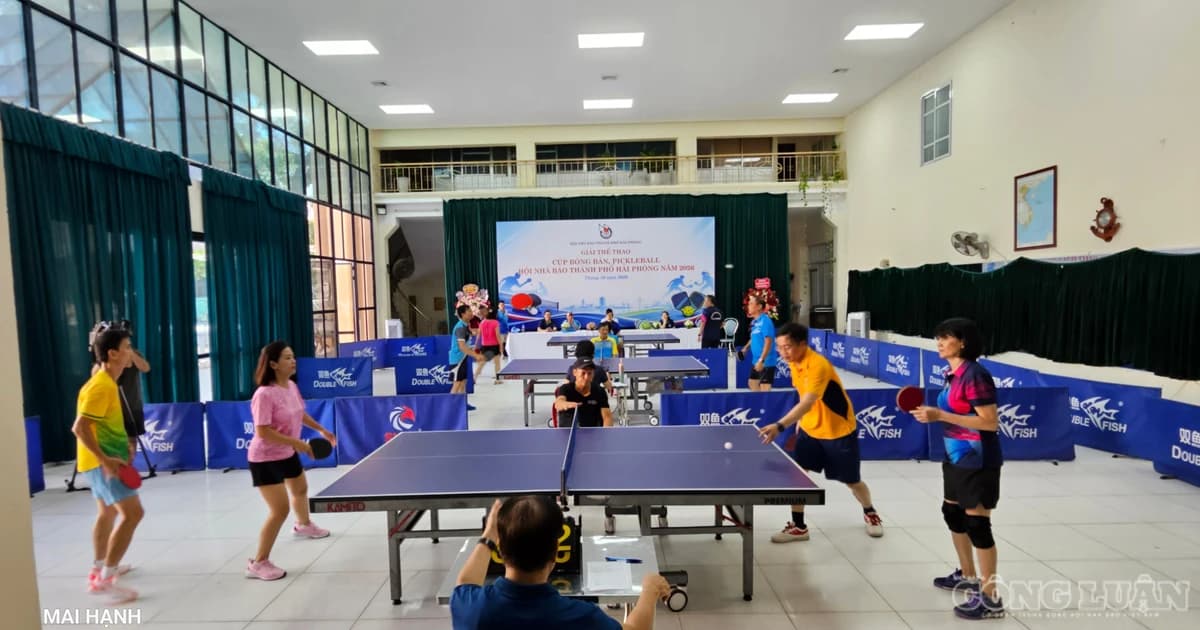 Opening Ceremony of the 2026 Hai Phong City Journalists Association Table Tennis and Pickleball Cup