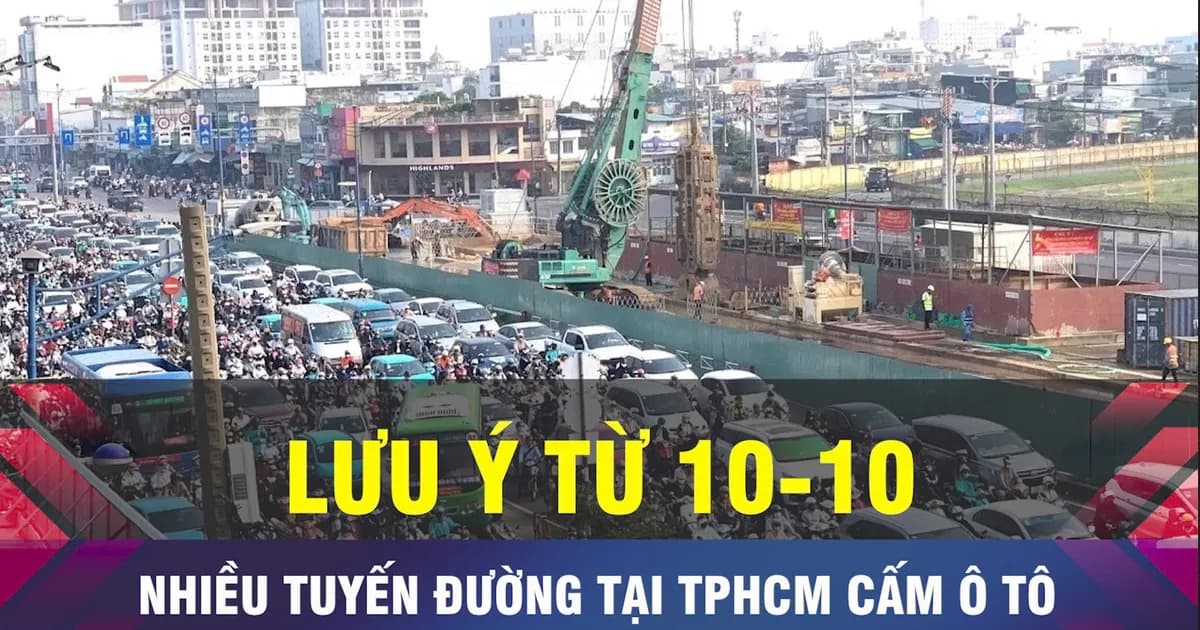 18 GIỜ NGÀY 3-10: TPHCM phân luồng giao thông mới nhiều tuyến đường