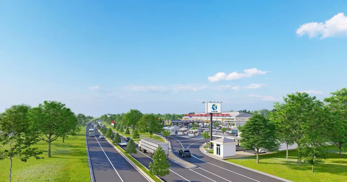 The Vietnam Road Administration reports reduced traffic volume on the Eastern North-South Expressway.