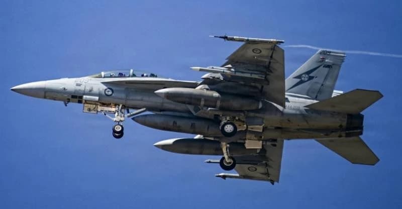 Australian fighter jets revealed for the first time with secret US missiles.
