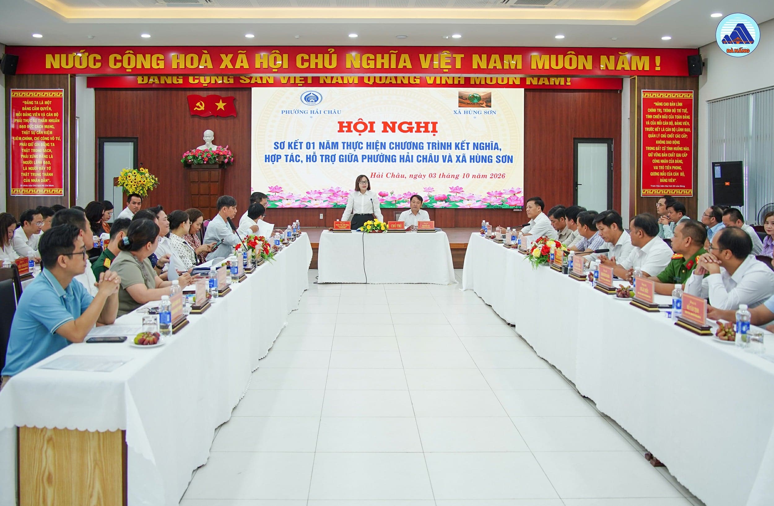 Hải Châu - Hùng Sơn nâng cao hiệu quả chương trình kết nghĩa, hợp tác