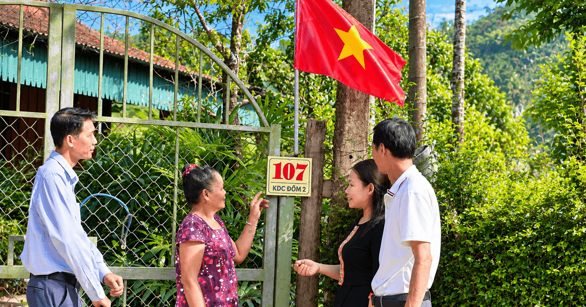'Nhà có số, ngõ có tên' ở xã vùng cao Hùng Chân