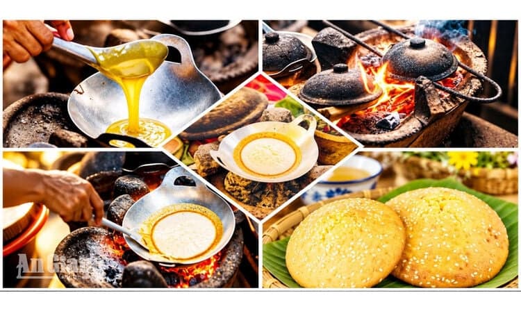 The alluring flavor of Namparang cake from the Cham people of Vinh Hau.