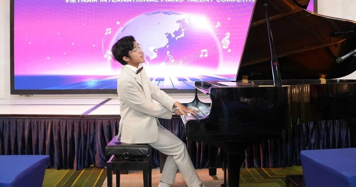 Cuộc thi Tài năng piano quốc tế Việt Nam quy tụ thí sinh từ 194 quốc gia