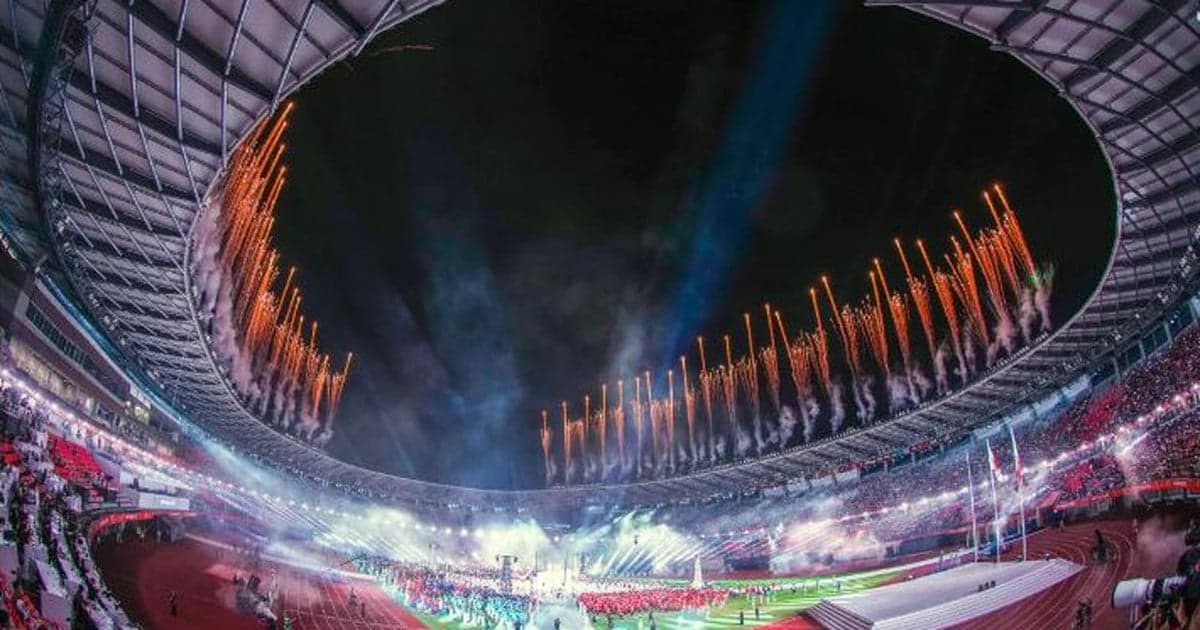 Photo gallery of the closing ceremony of the 20th Asian Games: Brief but colorful.