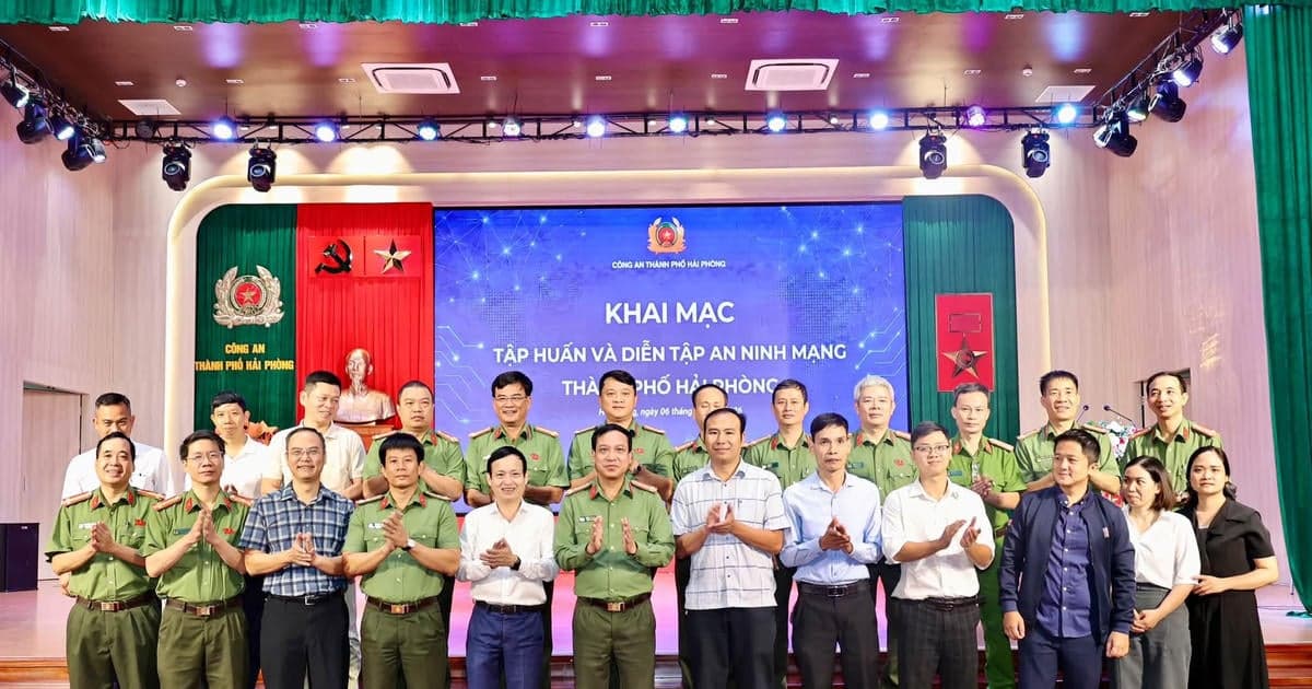 Khai mạc Hội nghị tập huấn và diễn tập an ninh mạng trên địa bàn thành phố Hải Phòng