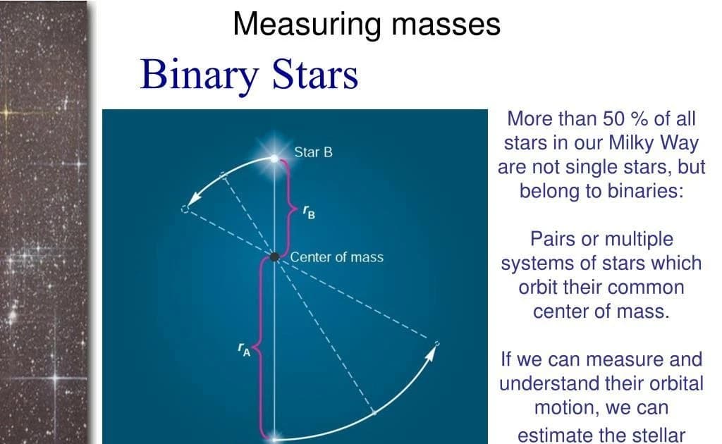 The secret of the cosmic scale that helps measure the mass of stars.
