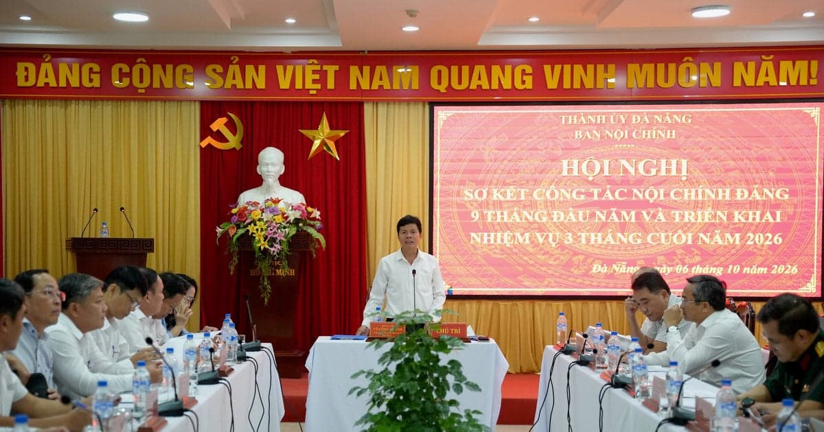 Đà Nẵng sơ kết công tác nội chính Đảng 9 tháng đầu năm