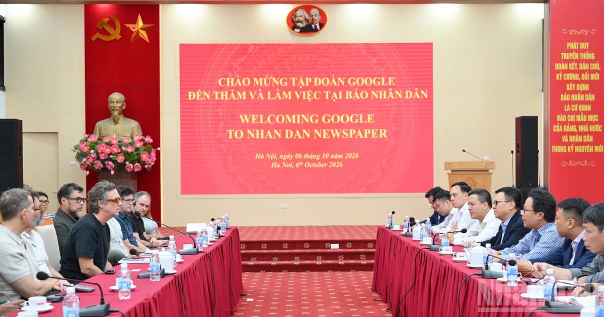 Báo Nhân Dân và Google trao đổi về đổi mới báo chí, ứng dụng AI