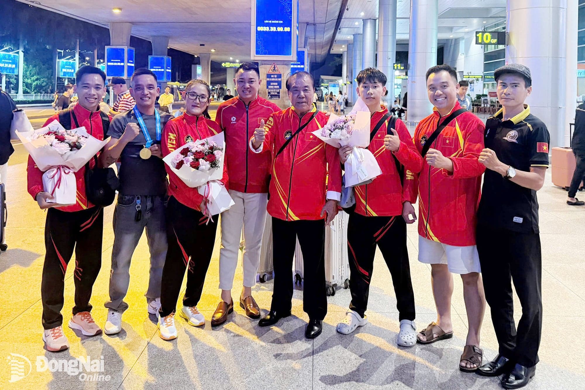 Chúc mừng Đội tuyển Võ cổ truyền thành phố Đồng Nai đoạt huy chương vàng Giải vô địch thế giới Võ cổ truyền tại Italia