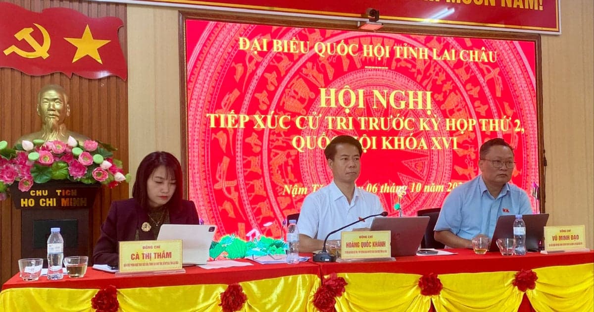 Đoàn đại biểu Quốc hội tỉnh Lai Châu hoàn thành tiếp xúc cử tri trước Kỳ họp thứ Hai